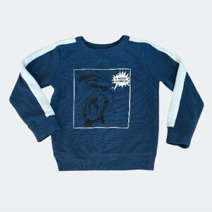 Tucker + Tate Navy and White Graphic Sweatshirt
